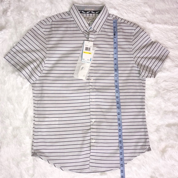 Original Penguin 3D Heritage Slim Fit Button Down - Picture 3 of 4